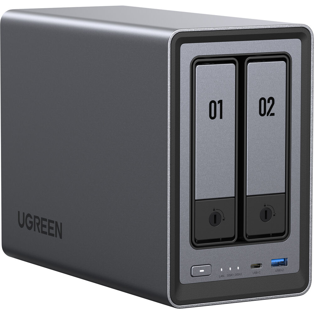 UGREEN NASync DXP2800 2-Bay NAS with 2.5GbE and RAID storage