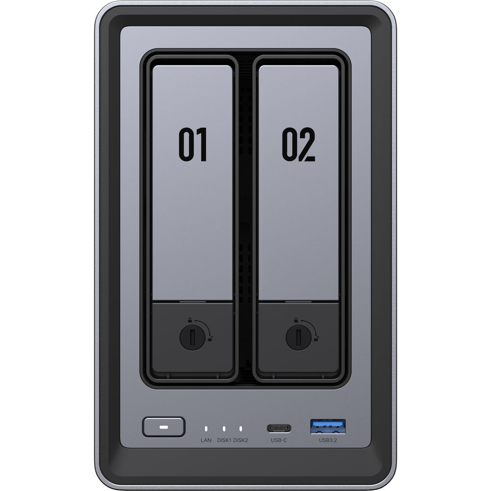 UGREEN NASync DXP2800 2-Bay NAS Enclosure | Efficient Multitasking