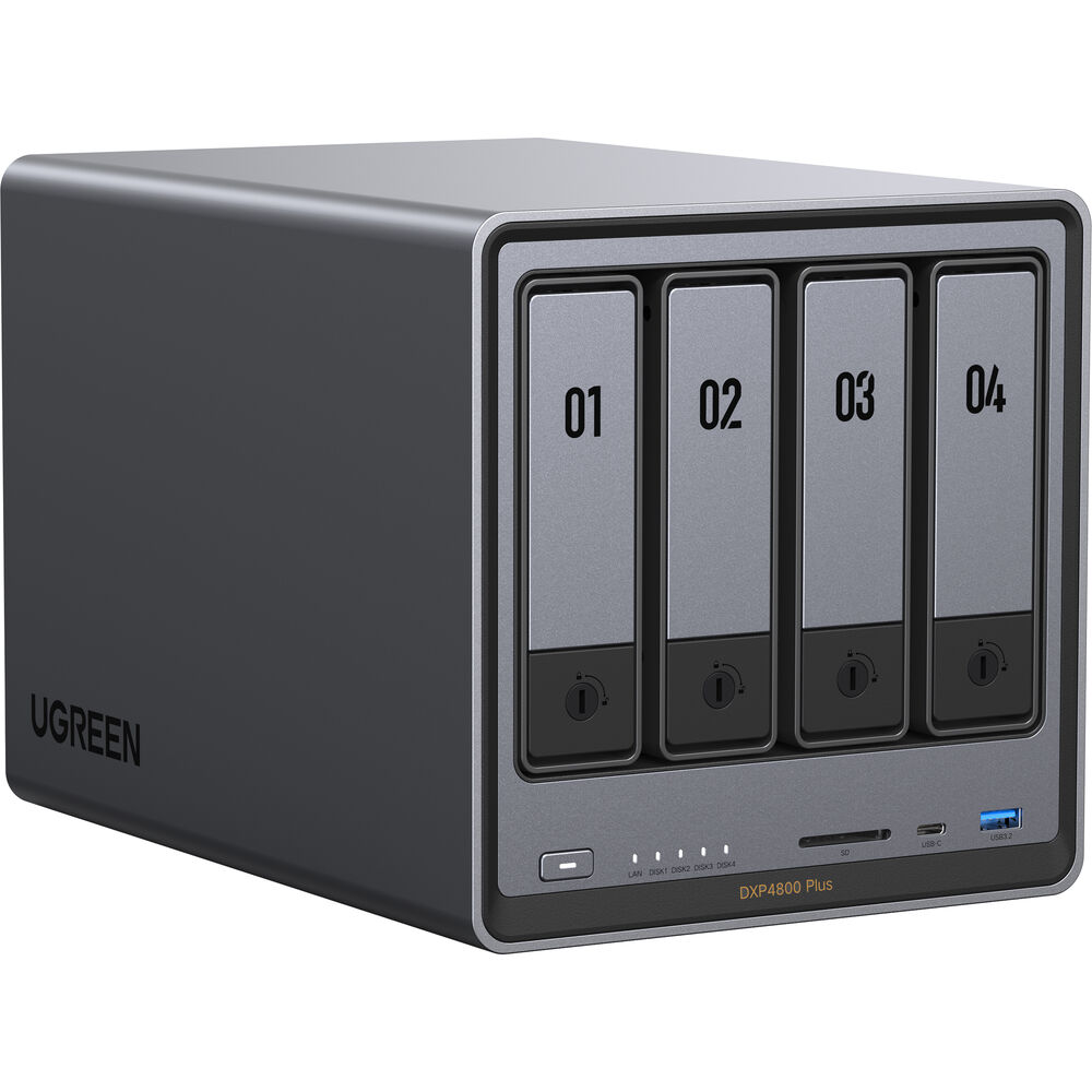 UGREEN DXP4800 Plus 4 bay NAS with 10GbE and Intel CPU NAS 4