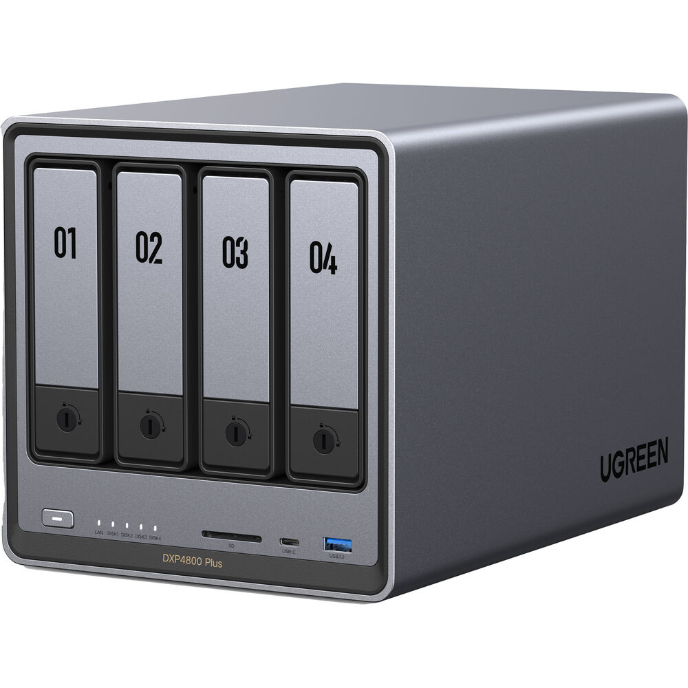 UGREEN DXP4800 Plus 4 bay NAS with 10GbE and Intel CPU NAS 4