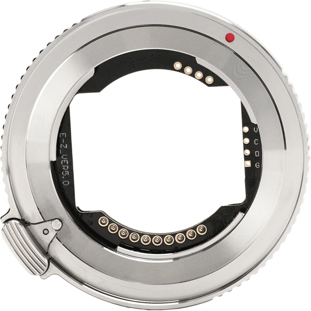 Viltrox E-Z AF adaptor connecting Sony E lens to Nikon Z camera