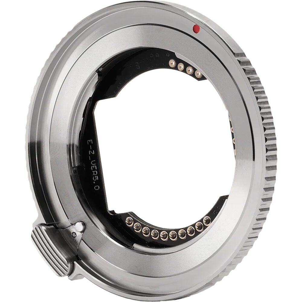Viltrox E-Z AF adaptor connecting Sony E lens to Nikon Z camera