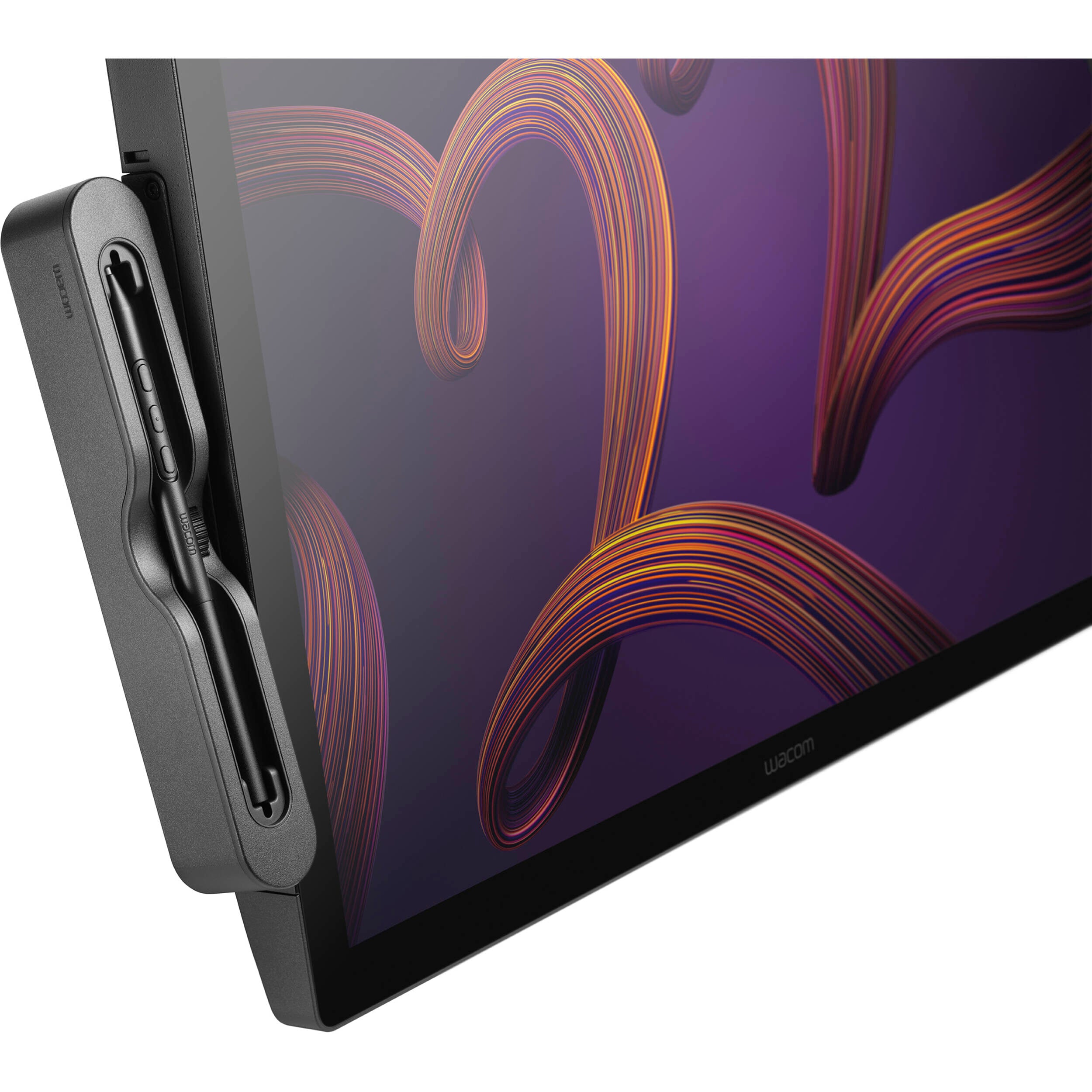 Wacom Cintiq Pro 22 4K pen display with slim bezel and Wacom Pro Pen 3, designed for professional digital art, illustration, and creative work.
