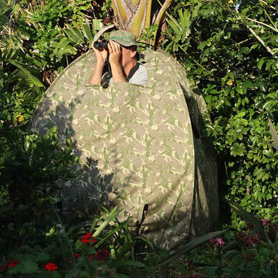 Wildhide Batis Dome Hide for discreet and portable wildlife photography concealment.