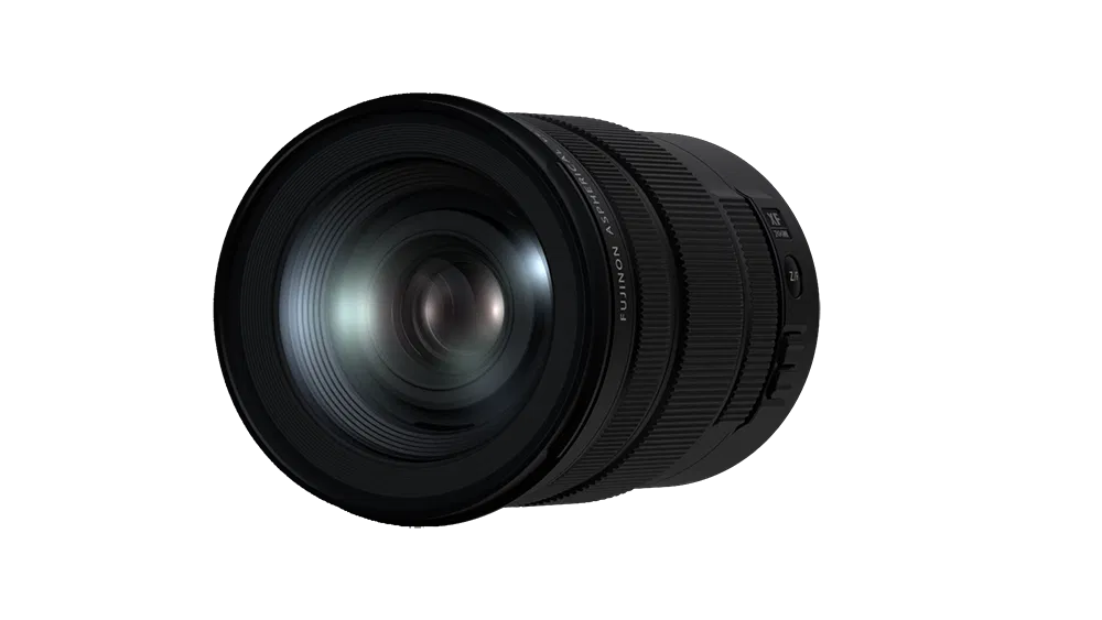 FUJIFILM XF 18-120mm f/4 LM PZ WR Lens with power zoom, constant aperture, and weather-sealed design for stills and video.