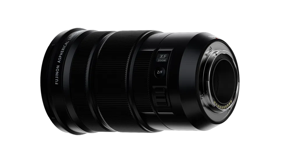 FUJIFILM XF 18-120mm f/4 LM PZ WR Lens with power zoom, constant aperture, and weather-sealed design for stills and video.