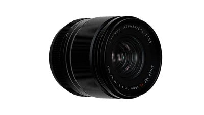 FUJIFILM XF 18mm f/1.4 R LM WR wide-angle prime lens with fast autofocus, f/1.4 aperture, and weather-resistant construction.