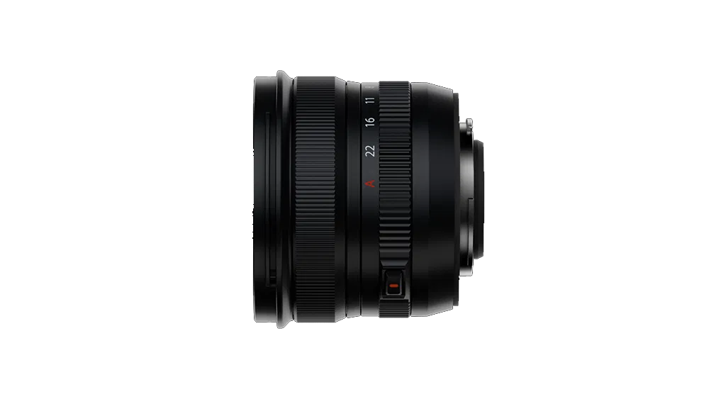 FUJIFILM XF 8mm f/3.5 R WR ultra-wide prime lens with weather sealing, compact design, and sharp edge-to-edge image quality.