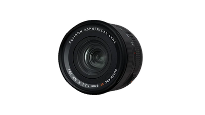 FUJIFILM XF 8mm f/3.5 R WR ultra-wide prime lens with weather sealing, compact design, and sharp edge-to-edge image quality.