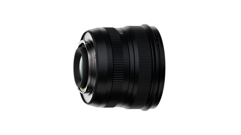 FUJIFILM XF 8mm f/3.5 R WR ultra-wide prime lens with weather sealing, compact design, and sharp edge-to-edge image quality.