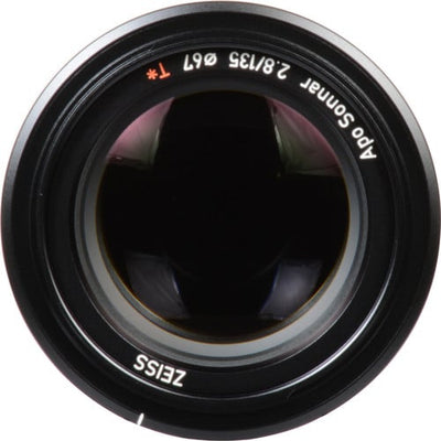 Zeiss Batis 135mm f/2.8 lens for Sony E. Telephoto prime with f/2.8, sharp Zeiss optics, compact design, ideal for portraits, wildlife, and sports.