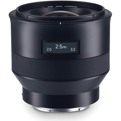 Zeiss Batis 25mm f/2 wide-angle prime lens for Sony E full-frame mirrorless cameras.