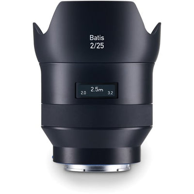 Zeiss Batis 25mm f/2 wide-angle prime lens for Sony E full-frame mirrorless cameras.