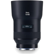 Zeiss Batis 85mm f/1.8 Lens for Sony E-mount, compact telephoto prime with image stabilisation.