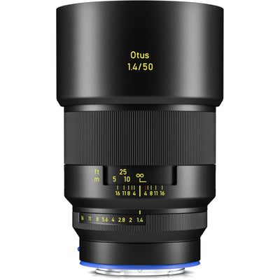 Zeiss Otus ML 50mm f/1.4 for Sony E. Professional standard prime lens with f/1.4 aperture, superb sharpness, creamy bokeh, and robust all-metal construction.