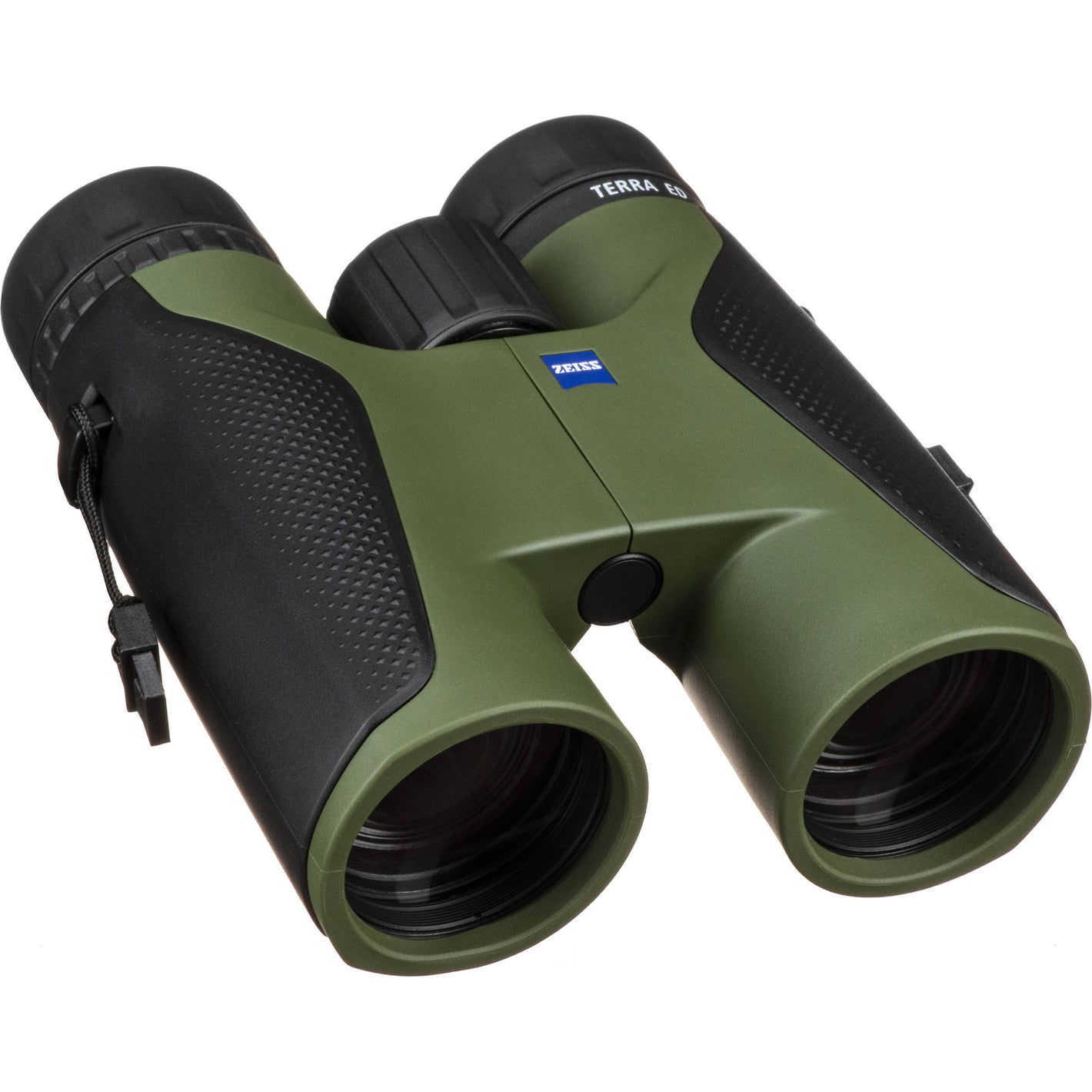 Zeiss Terra ED 10x42 binoculars with ED glass, waterproof build, and compact design for birding and travel.