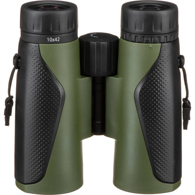 Zeiss Terra ED 10x42 binoculars with ED glass, waterproof build, and compact design for birding and travel.