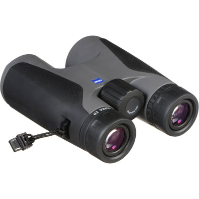 Zeiss 10x42 binoculars with fibre glass-reinforced waterproof casing.