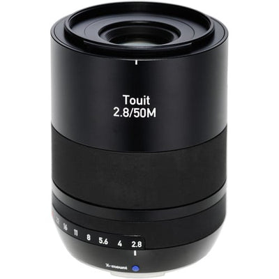 Zeiss Touit 50mm f/2.8 for Fujifilm X. Compact APS-C macro lens with 1:1 magnification, sharp optics, vibrant colours, and smooth bokeh.