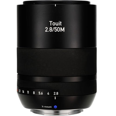 Zeiss Touit 50mm f/2.8 for Fujifilm X. Compact APS-C macro lens with 1:1 magnification, sharp optics, vibrant colours, and smooth bokeh.