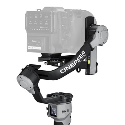 Cinepeer Crane 4E 3-axis gimbal for full-frame cameras.