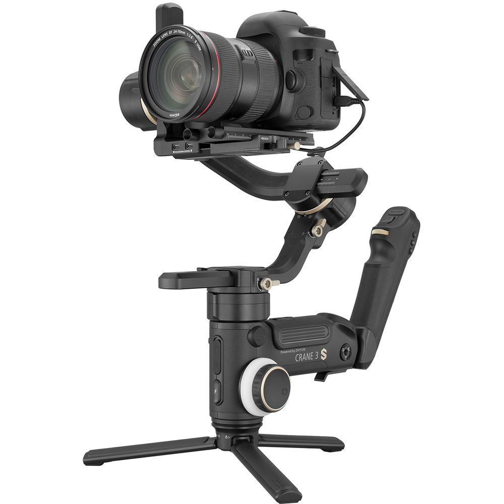 CRANE 3S stabiliser with advanced zoom and focus controls
