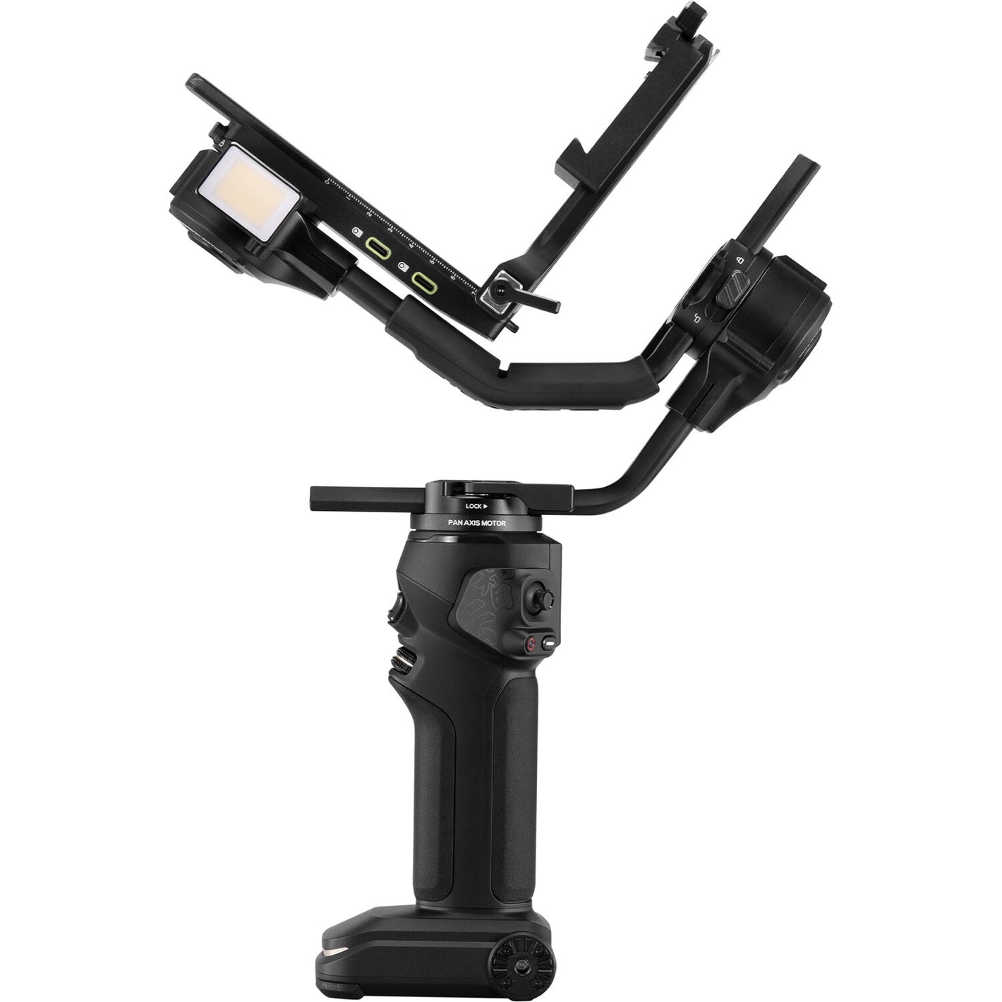 Zhiyun Crane 4 professional gimbal stabiliser for cameras up to 10 kg with sling grip and fill light.