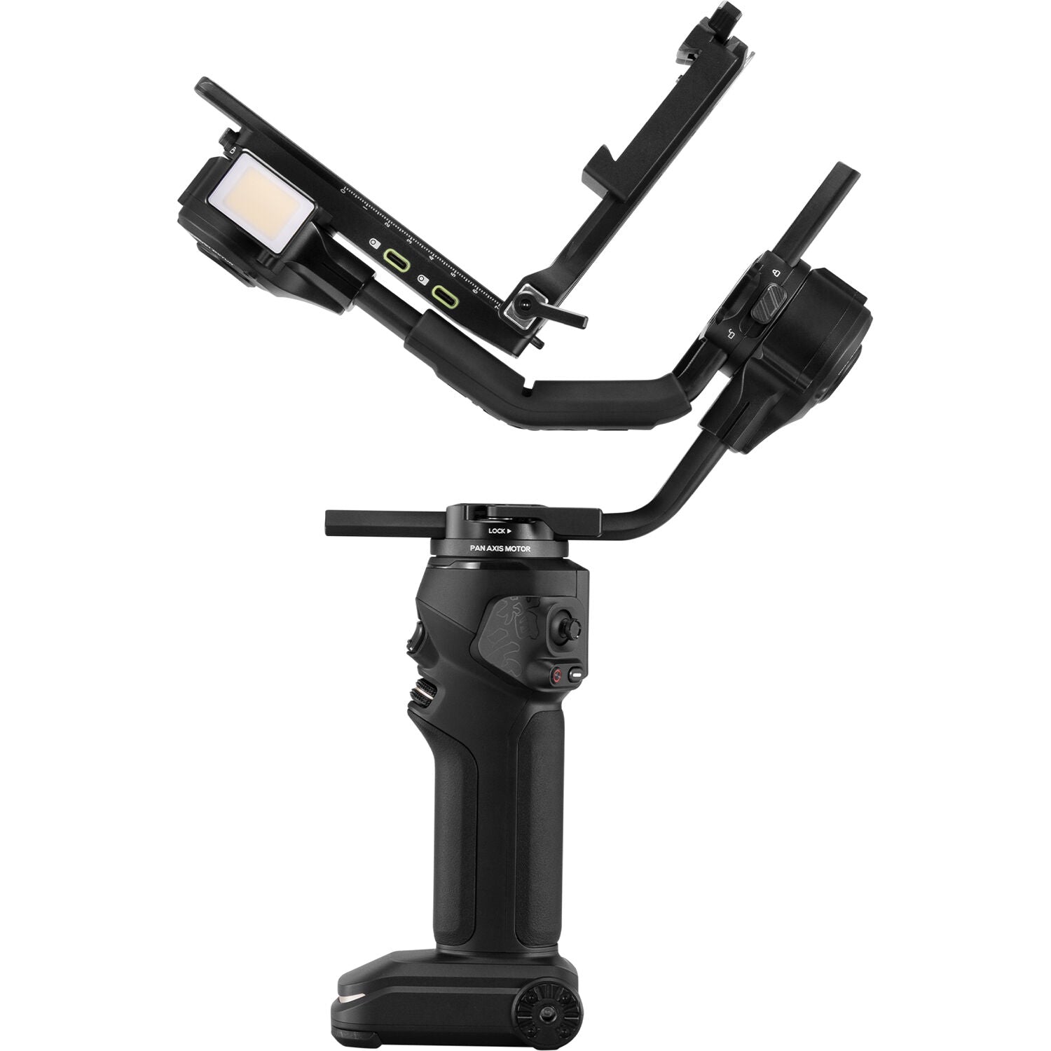 Zhiyun Crane 4 professional gimbal stabiliser for cameras up to 10 kg with sling grip and fill light.
