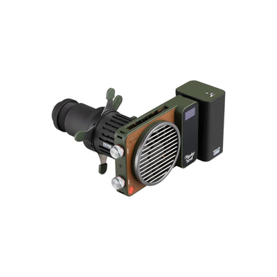 ZHIYUN Spotlight Attachment with adjustable focus and creative gobo projection for professional lighting effects.