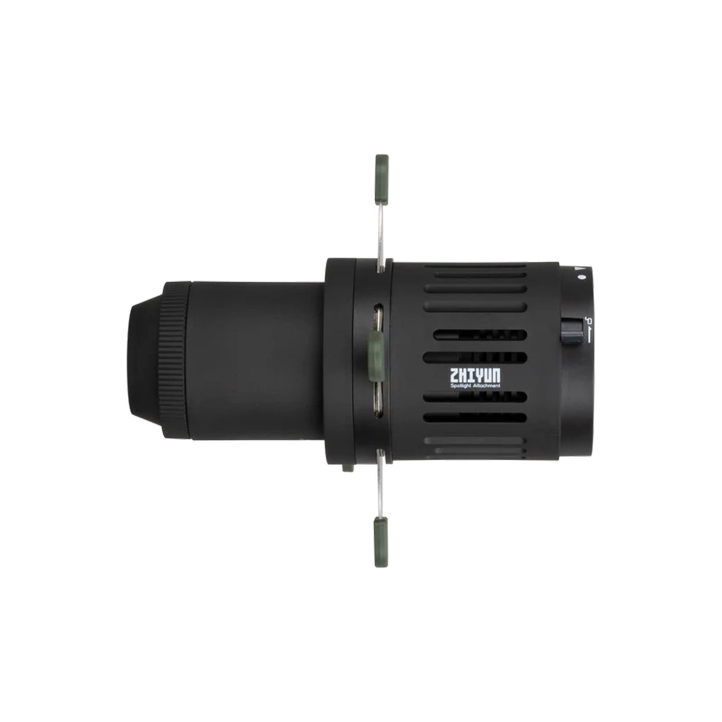 ZHIYUN Spotlight Attachment with adjustable focus and creative gobo projection for professional lighting effects.
