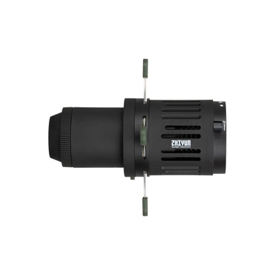ZHIYUN Spotlight Attachment with adjustable focus and creative gobo projection for professional lighting effects.
