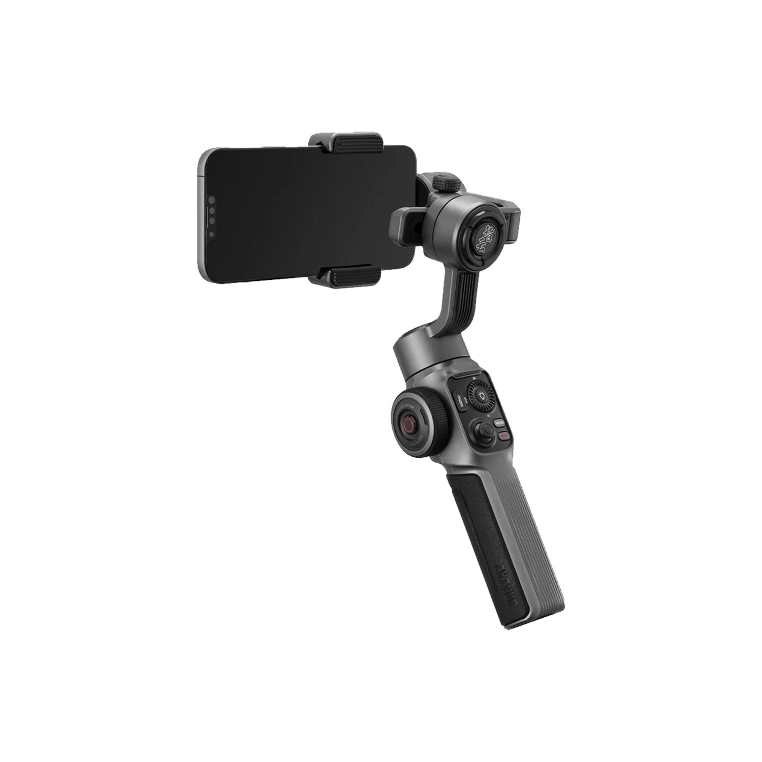 Zhiyun Smooth 5S gimbal features 3-axis stabilisation, built-in fill lights, and creative shooting modes.
