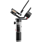Zhiyun CRANE-M2 S handheld gimbal with LED light.