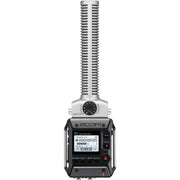 Zoom F1 Field Recorder with Shotgun Microphone. Compact audio recorder for filmmakers