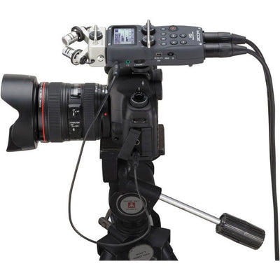 The Zoom H5 Portable Digital Audio Recorder is a versatile, portable recorder with six interchangeable mic capsules that swap out as easy as camera lenses.