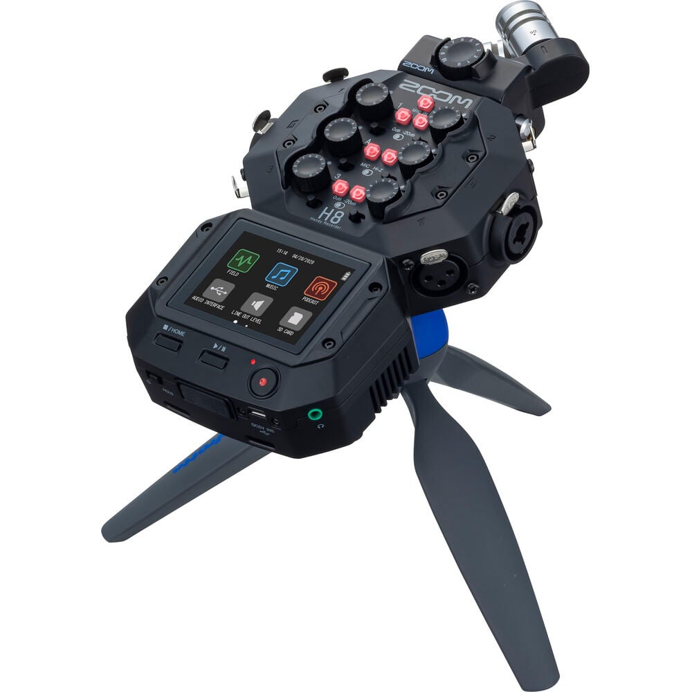 Zoom H8 8-Input/12-Track Portable Handy Recorder – Outdoorphoto