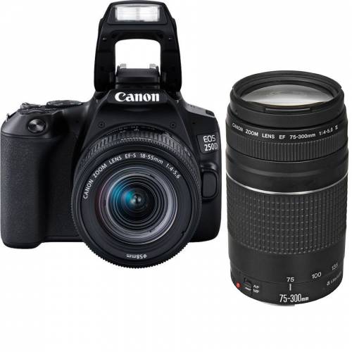 Canon Eos 250d Camera 18 55mm 75 300mm Lensest Canon Eos 250d Camera 18 55mm 75 300mm Lensest