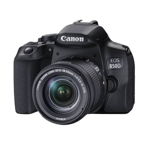 canon eos 850d dslr camera with 18 55mm is stm lens