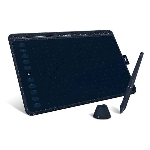 huion hs611 graphics pen drawing tablet starry blue