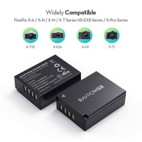 RAVPower Battery & Charger for Fujifilm NP-W126S