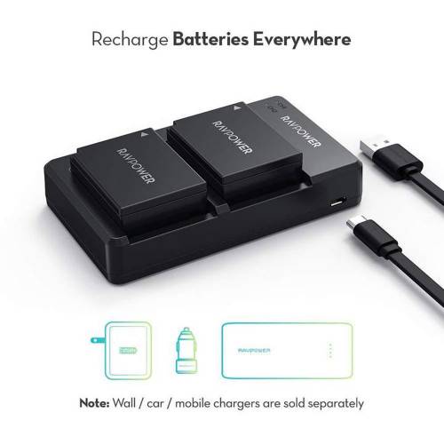 RAVPower Battery & Charger for Fujifilm NP-W126S