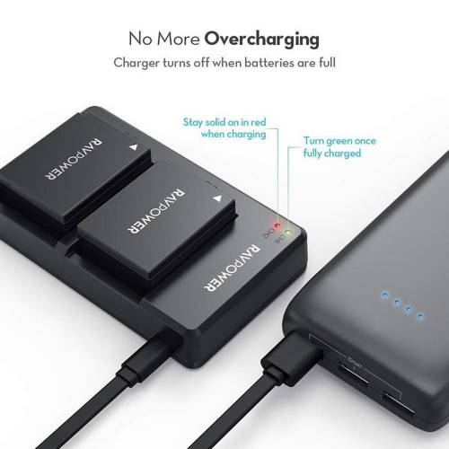 RAVPower Battery & Charger for Fujifilm NP-W126S