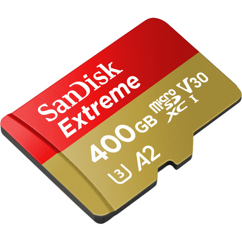 SanDisk Extreme 400GB UHS-I microSD Memory Card (160MB/s)