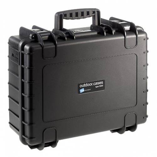 B&W Case Type 5000 with Padded Dividers (Black)