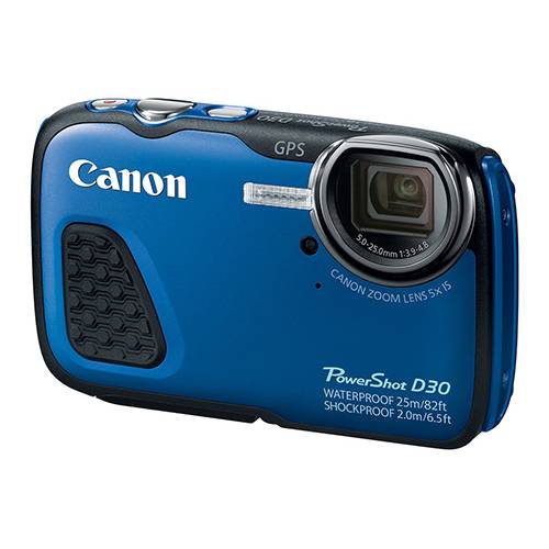 Canon PowerShot D30 Waterproof Compact Camera (Blue) Canon PowerShot D30 Waterproof Compact Camera (Blue)