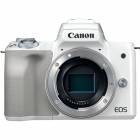 Canon EOS M50 Mirrorless Digital Camera Body (White)
