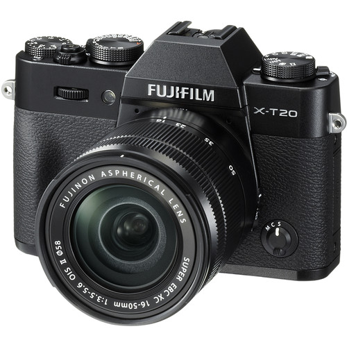 Fujifilm X-T20 Mirrorless Digital Camera Kit + Fujinon XF 16-50mm Lens (Black) Fujifilm X-T20 Mirrorless Digital Camera Kit + Fujinon XF 16-50mm Lens (Black)