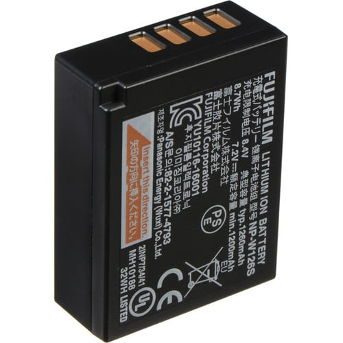 Fujifilm Rechargeable Li-Ion Battery NP-W126S Fujifilm Rechargeable Li-Ion Battery NP-W126S