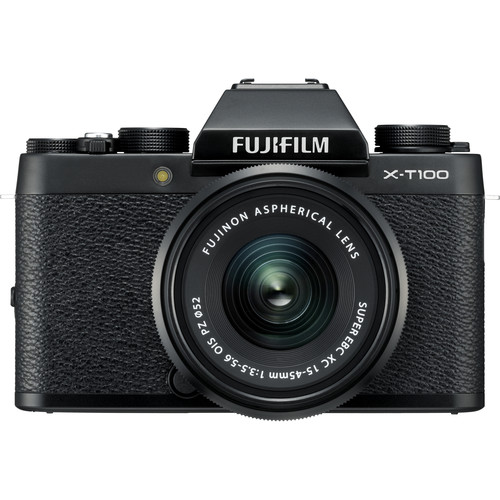 Fujifilm X-T100 Mirrorless Digital Camera with 15-45mm Lens (Black) Fujifilm X-T100 Mirrorless Digital Camera with 15-45mm Lens (Black)