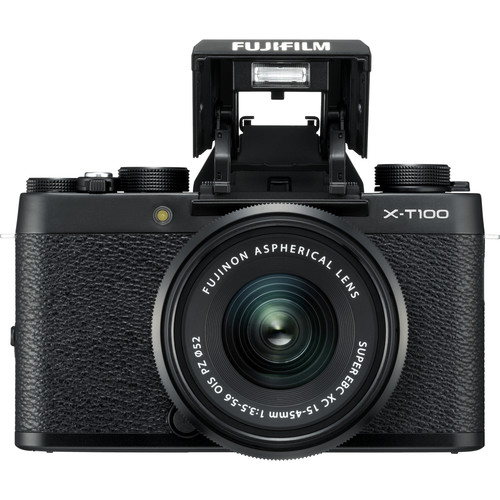 Fujifilm X-T100 Mirrorless Digital Camera with 15-45mm Lens (Black) Fujifilm X-T100 Mirrorless Digital Camera with 15-45mm Lens (Black)